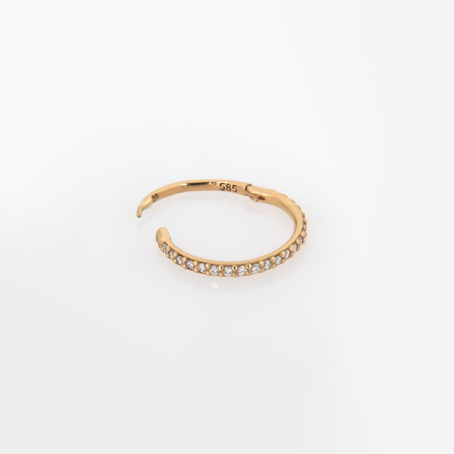 Gemstone Helix Piercing Earring