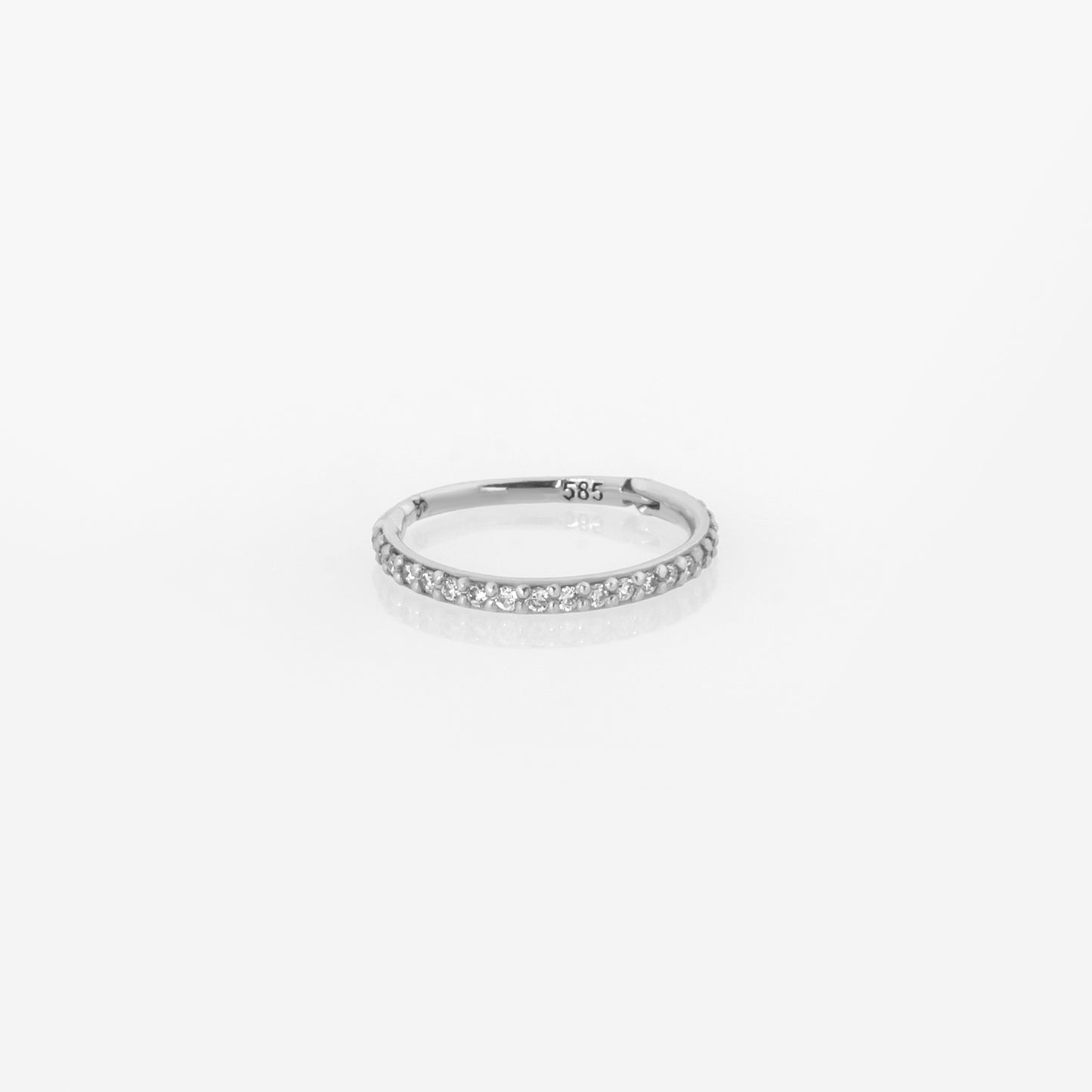 Gemstone Helix Piercing Earring