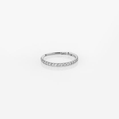 Gemstone Helix Piercing Earring