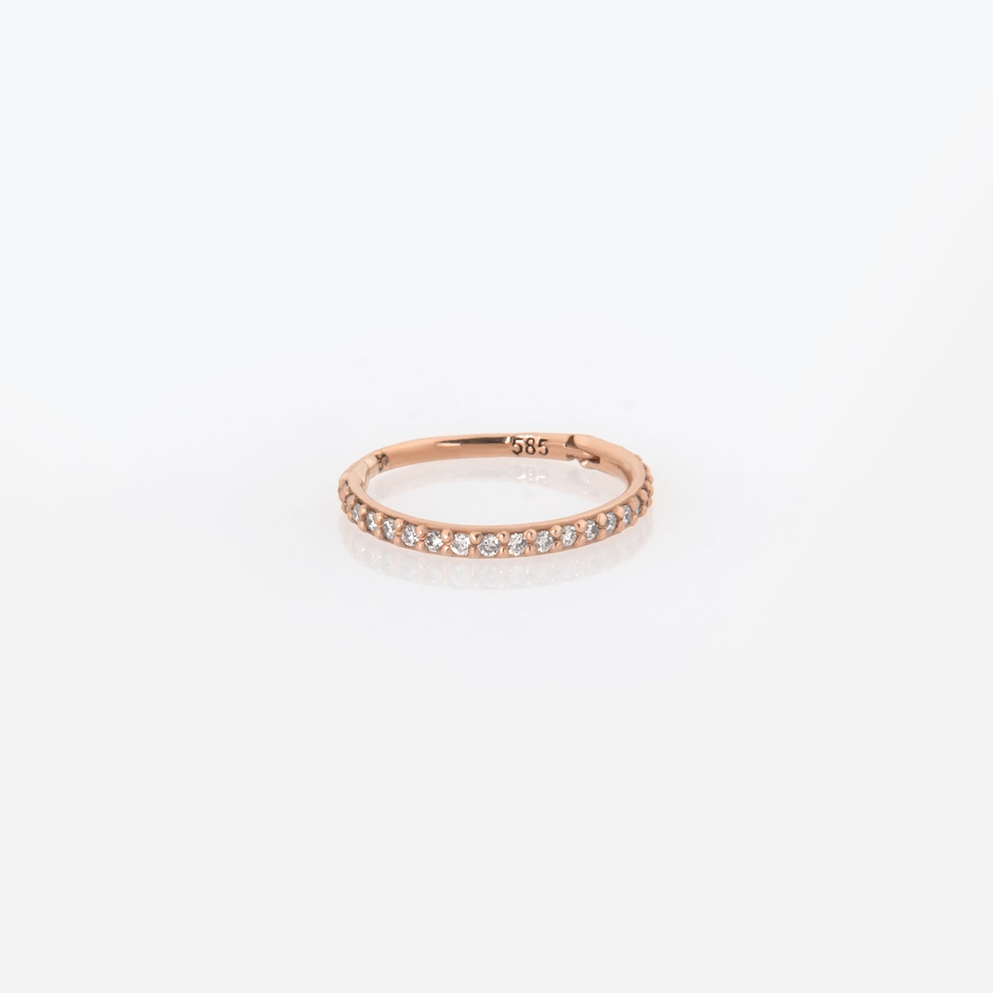 Gemstone Helix Piercing Earring