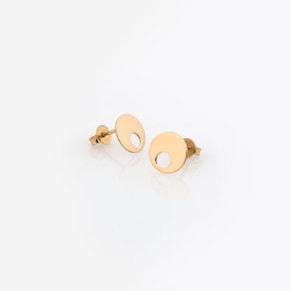 Round Stud Earrings