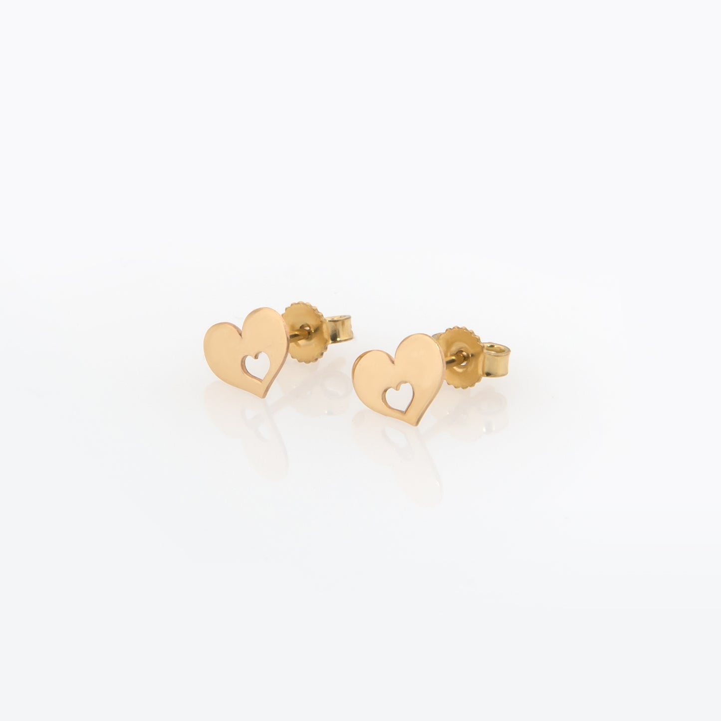 Heart Stud Earrings