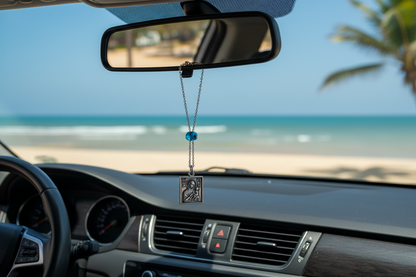Holy Mary Protection Car Mirror Charm
