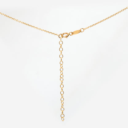 Square Charm Gemstone Necklace