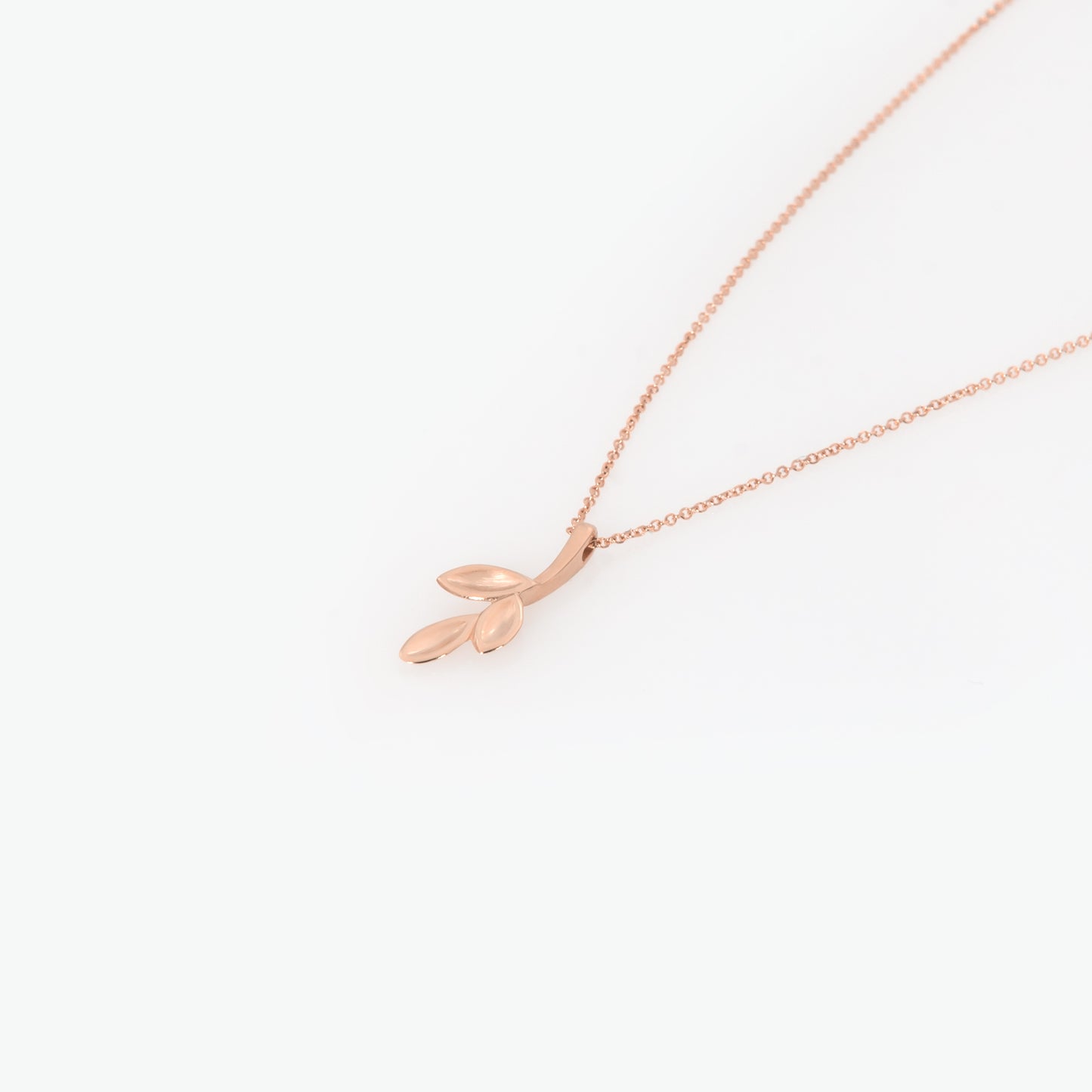 Olive Leaf Gold Necklace