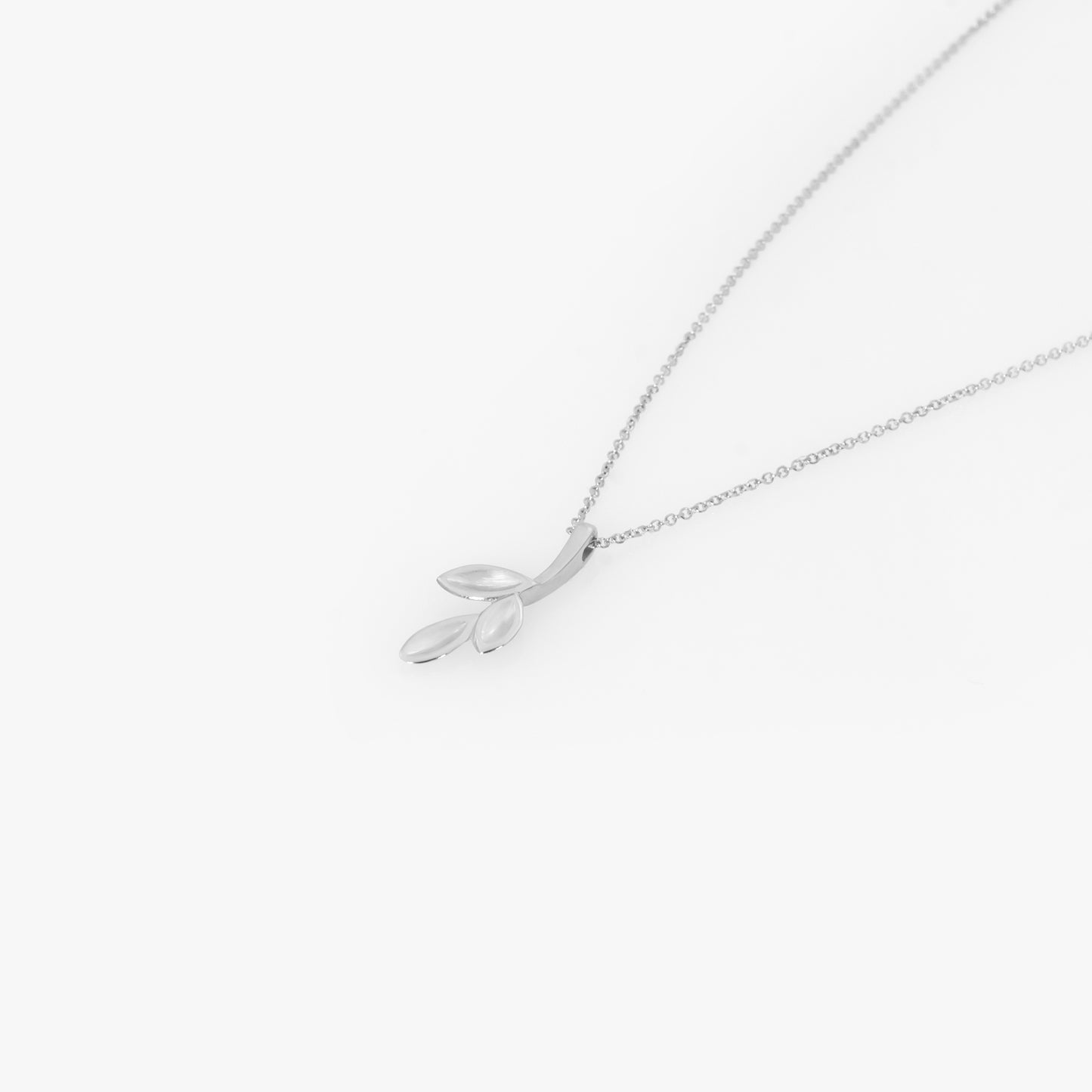 Olive Leaf Gold Necklace
