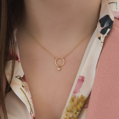 Hanging Charm Chain Necklace