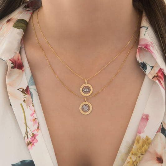 Zodiac Gold Pendant