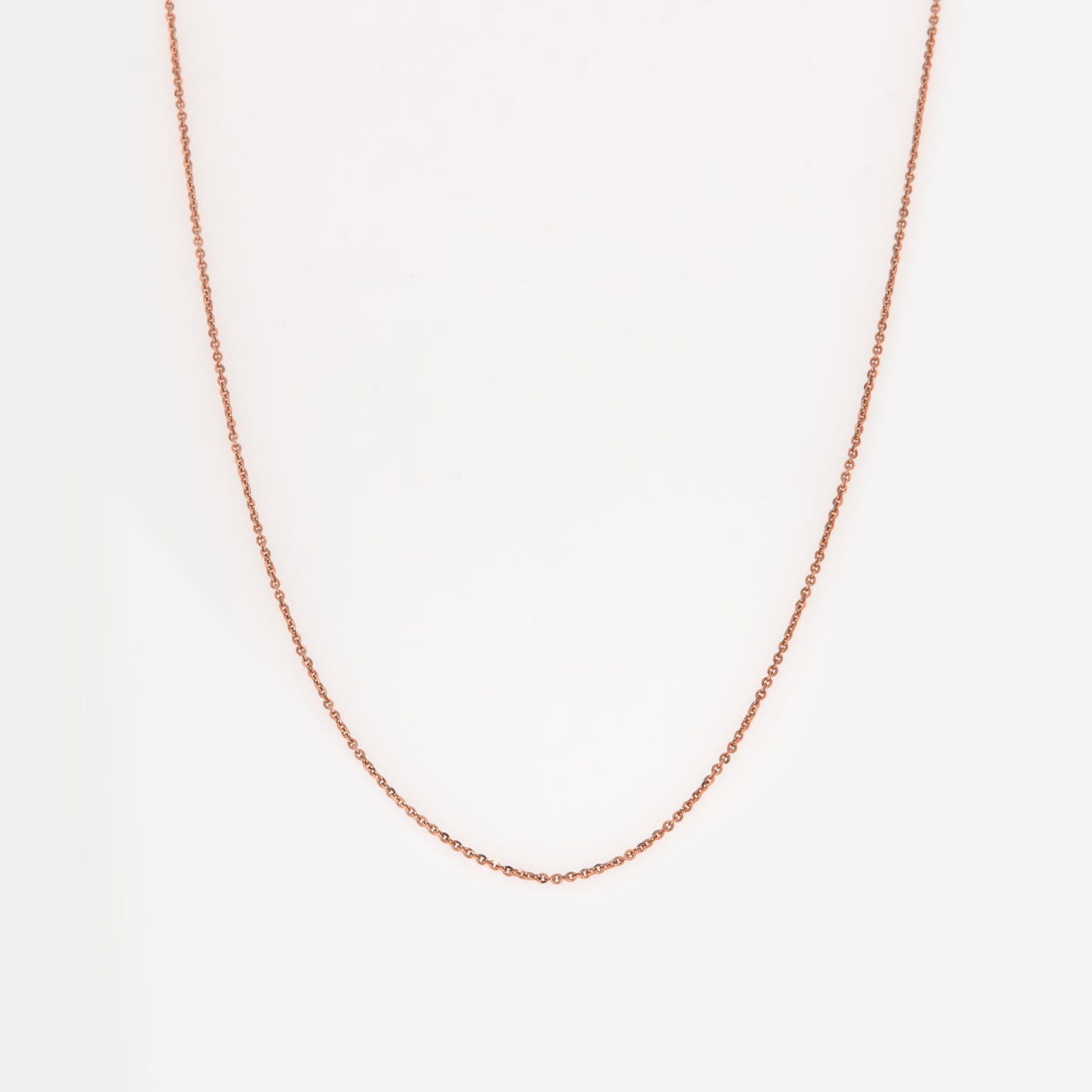 Solid Gold Cable Chain Necklace