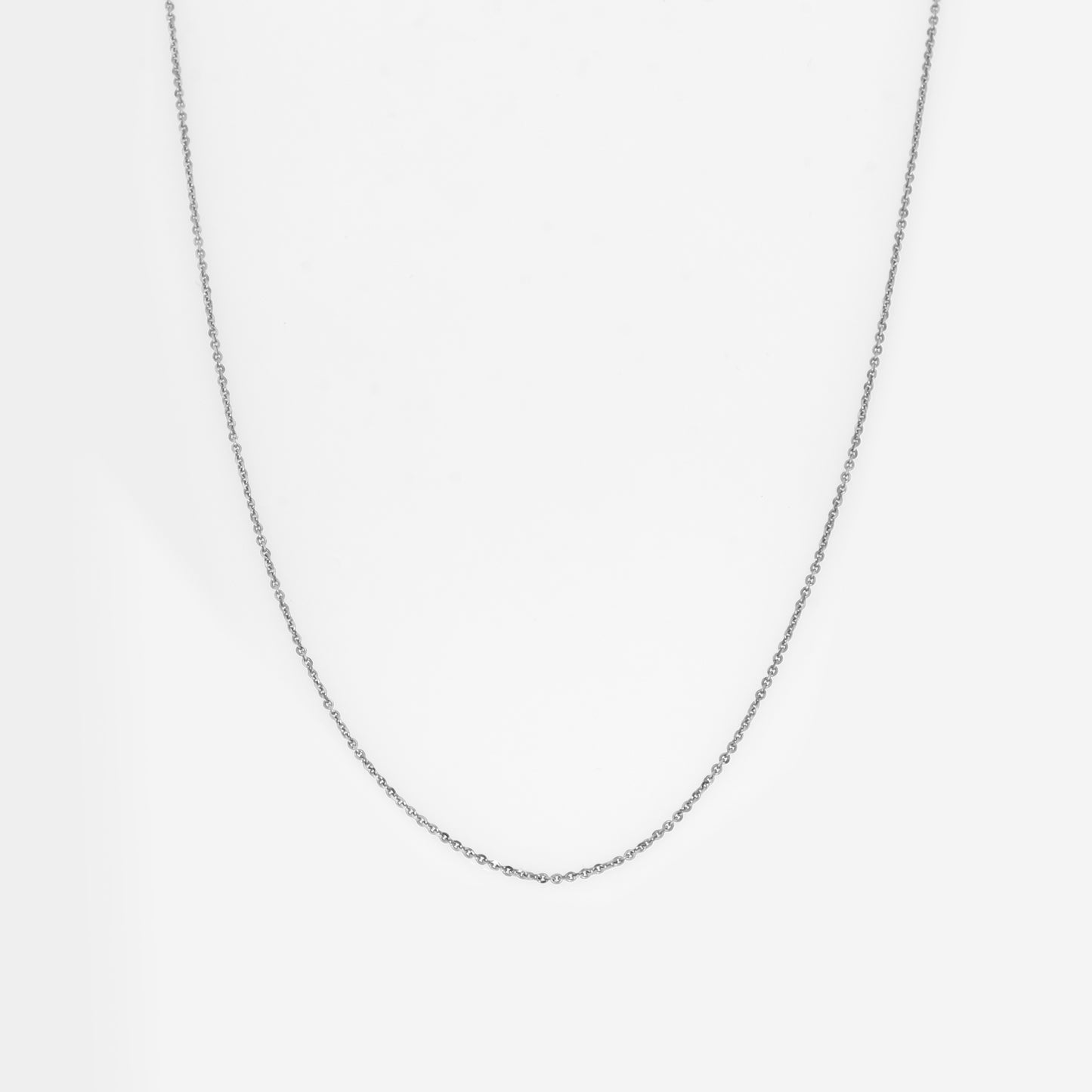 Solid Gold Cable Chain Necklace