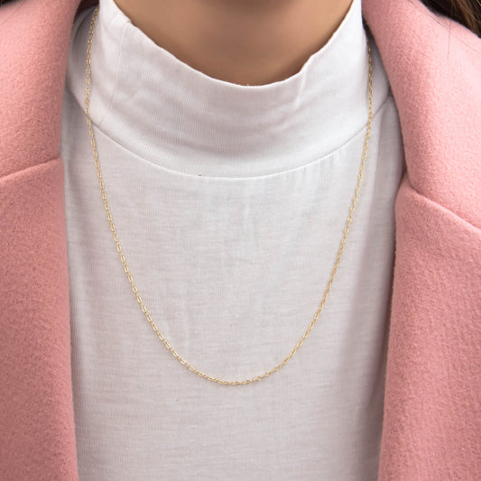 Diamond-Cut Cable Chain