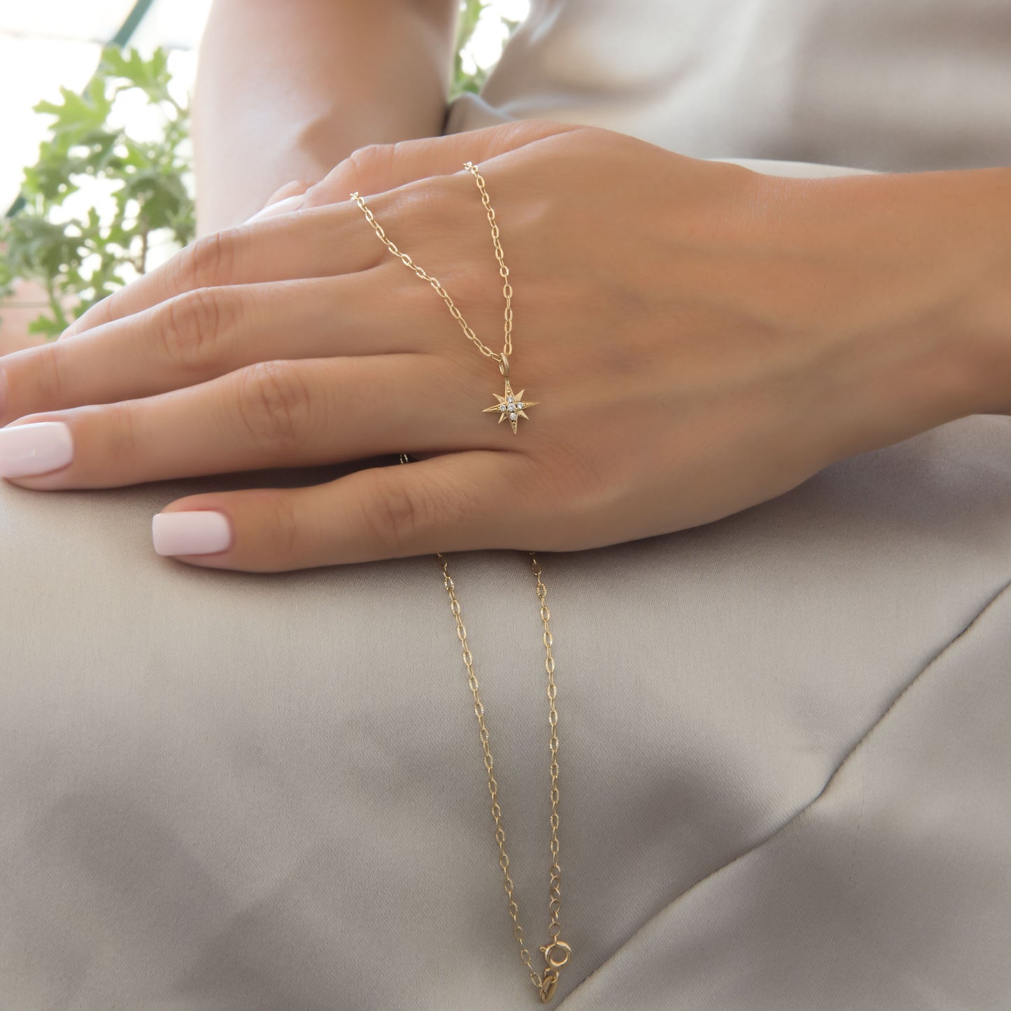 North Star Diamond Necklace