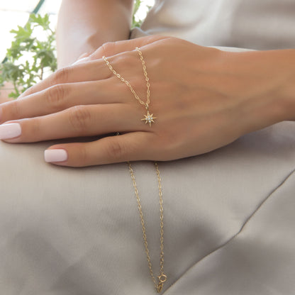 North Star Diamond Necklace