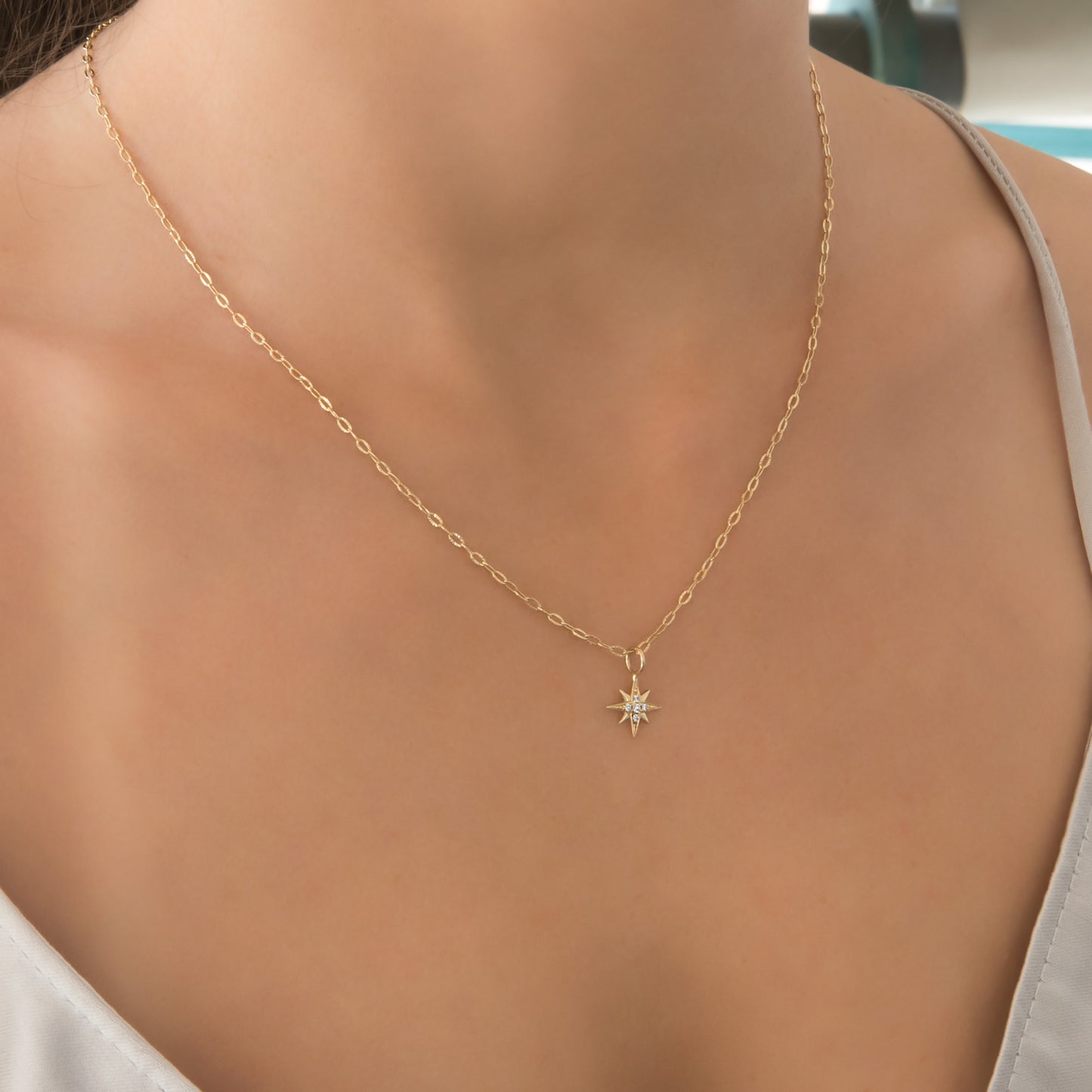 North Star Diamond Necklace