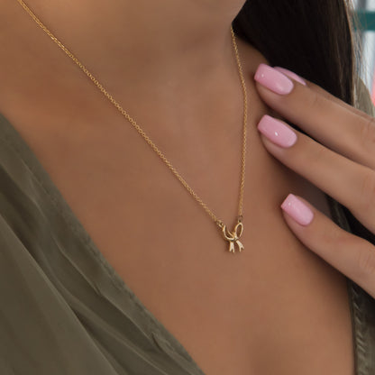 Dainty Bow Necklace