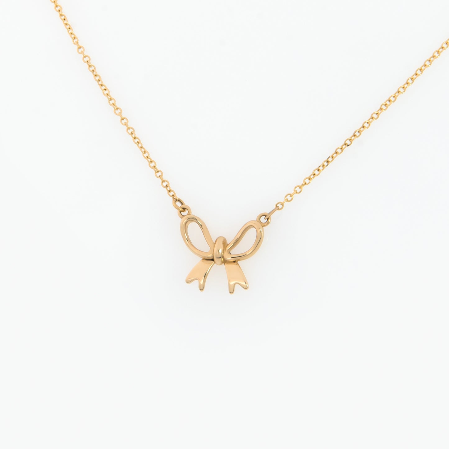 Dainty Bow Necklace