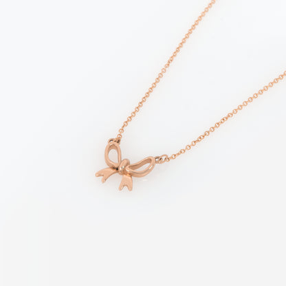 Dainty Bow Necklace