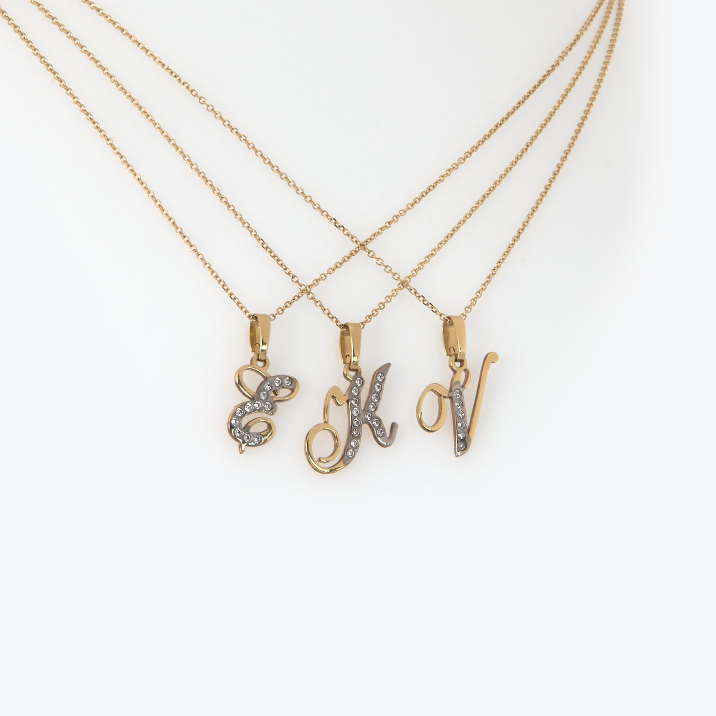 Personalized Monogram Charm Necklace