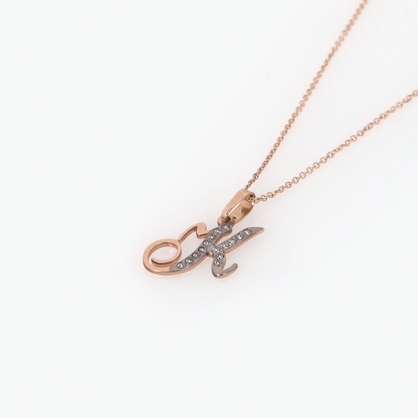 Personalized Monogram Charm Necklace