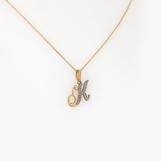 Personalized Monogram Charm Necklace