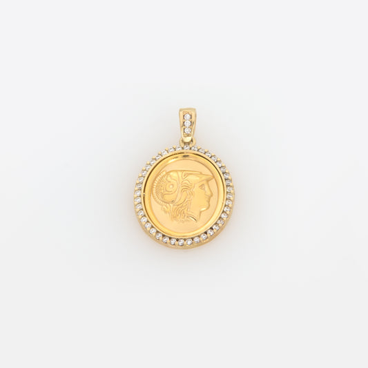 Oval Athena Gemstone Pendant