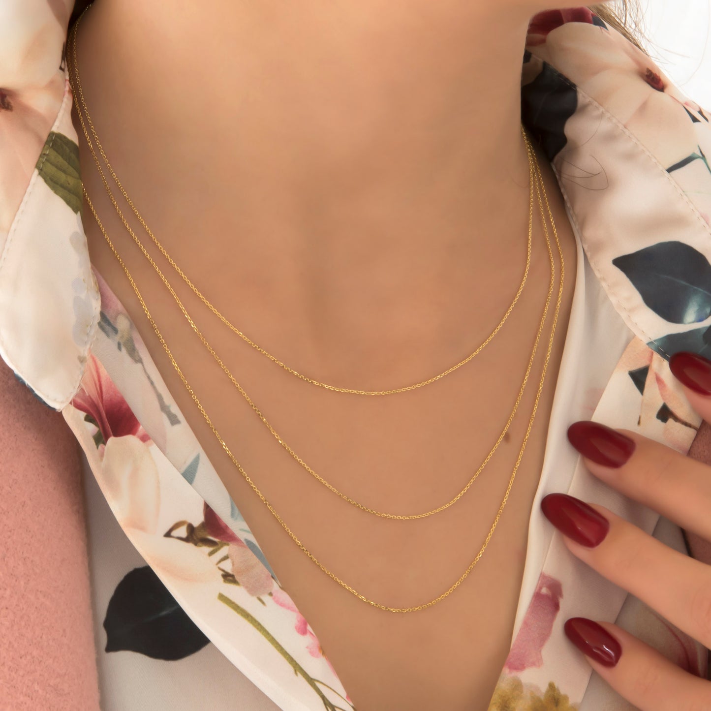 9k Thin Cable Chain