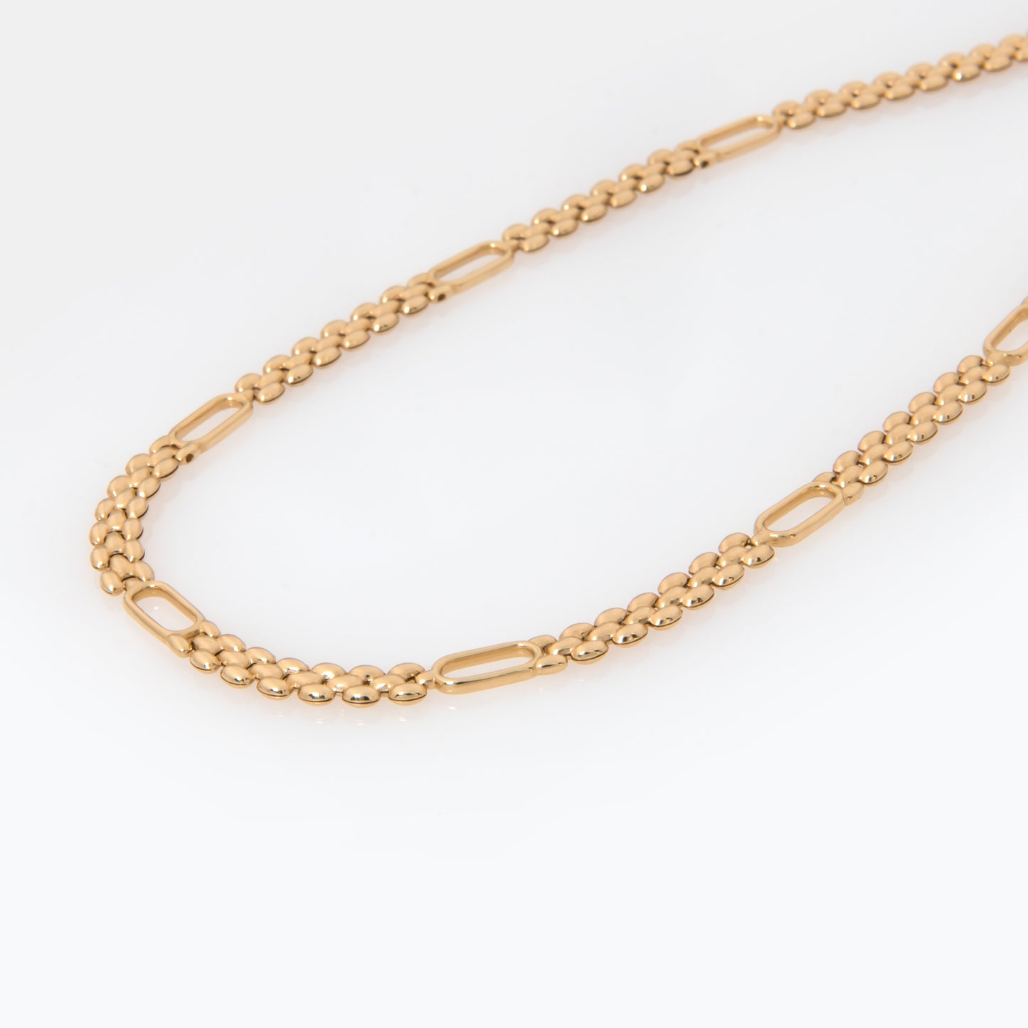 Panther Link Paperclip Necklace