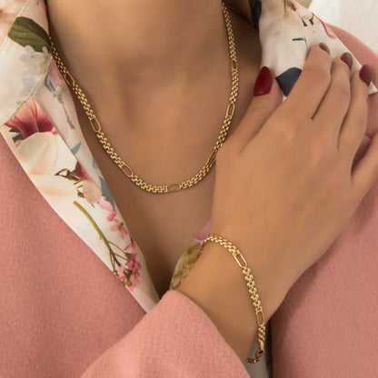 Panther Link Paperclip Bracelet