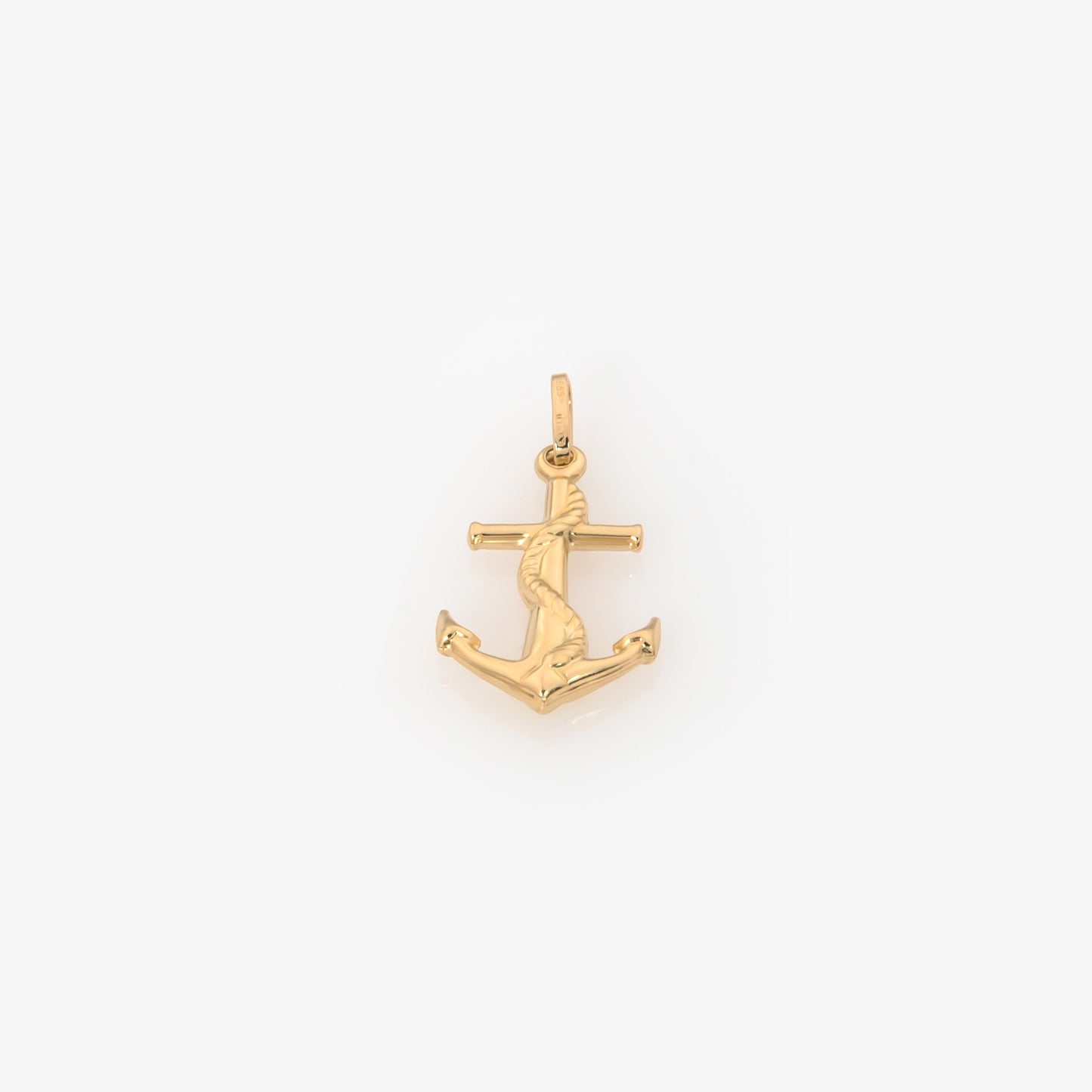 Bold Anchor Pendant Necklace