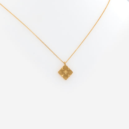 Cross Four-Leaf Clover Necklace