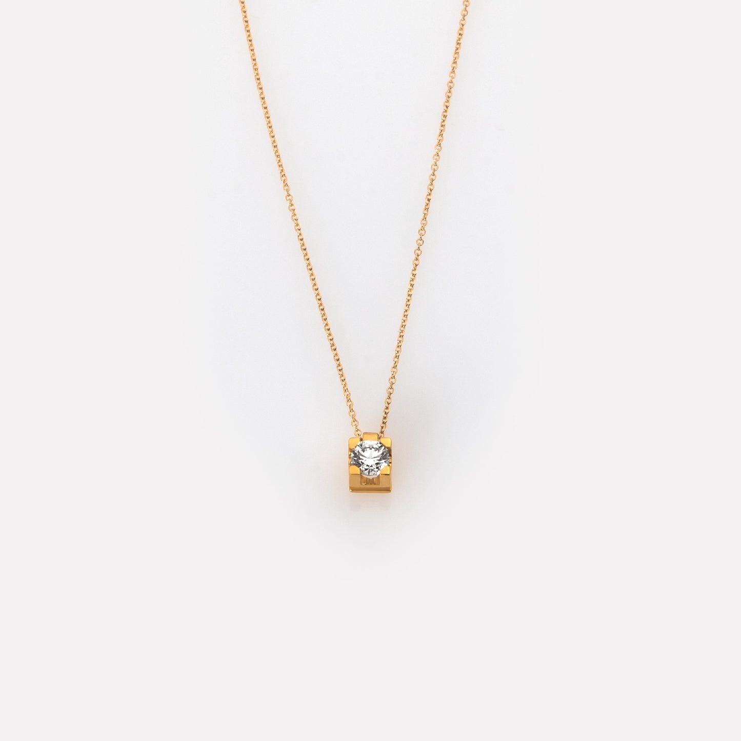 Solitaire Lab Grown Diamond Necklace