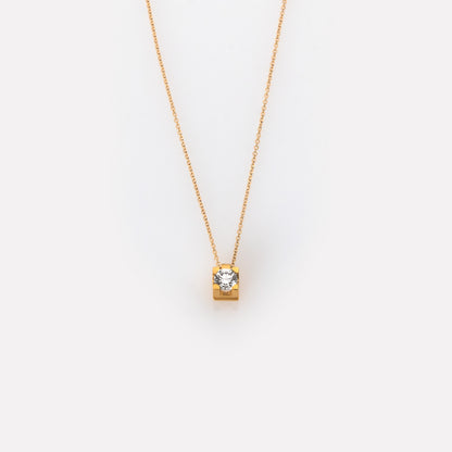 Solitaire Lab Grown Diamond Necklace