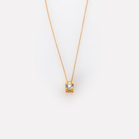 Solitaire Lab Grown Diamond Necklace