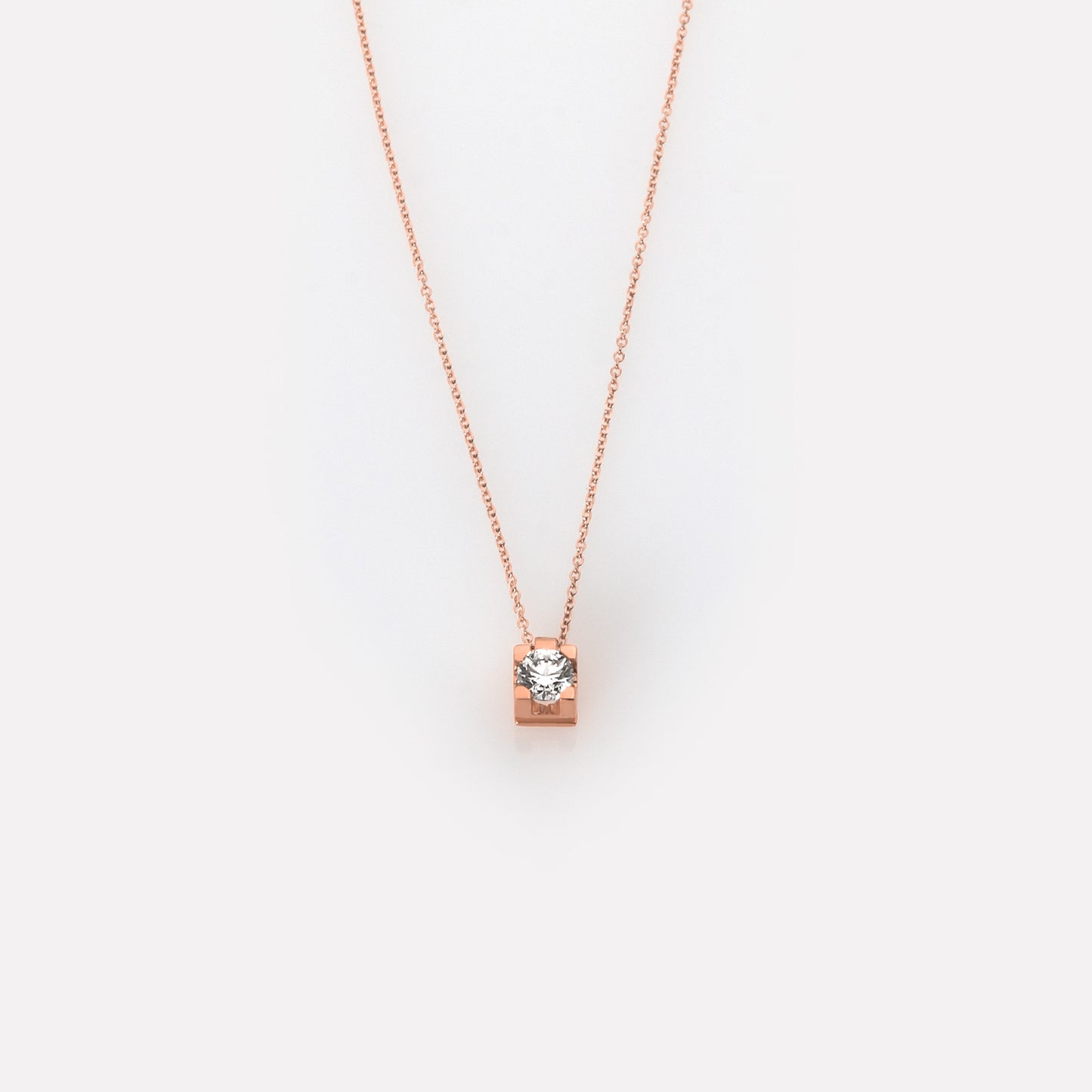 Solitaire Lab Grown Diamond Necklace