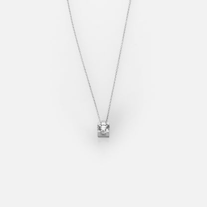 Solitaire Lab Grown Diamond Necklace