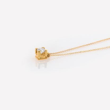 Solitaire Lab Grown Diamond Necklace