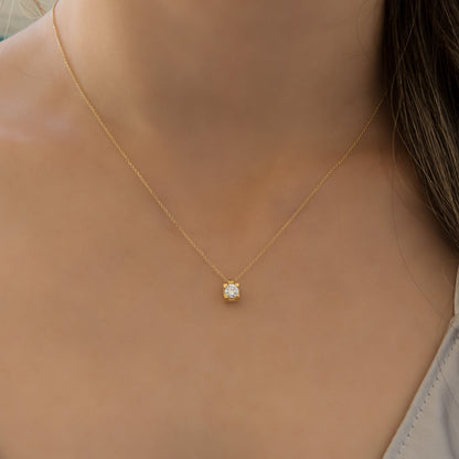 Solitaire Lab Grown Diamond Necklace