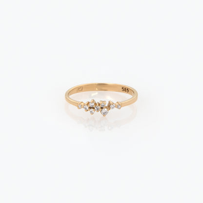 Diamond Cluster Ring