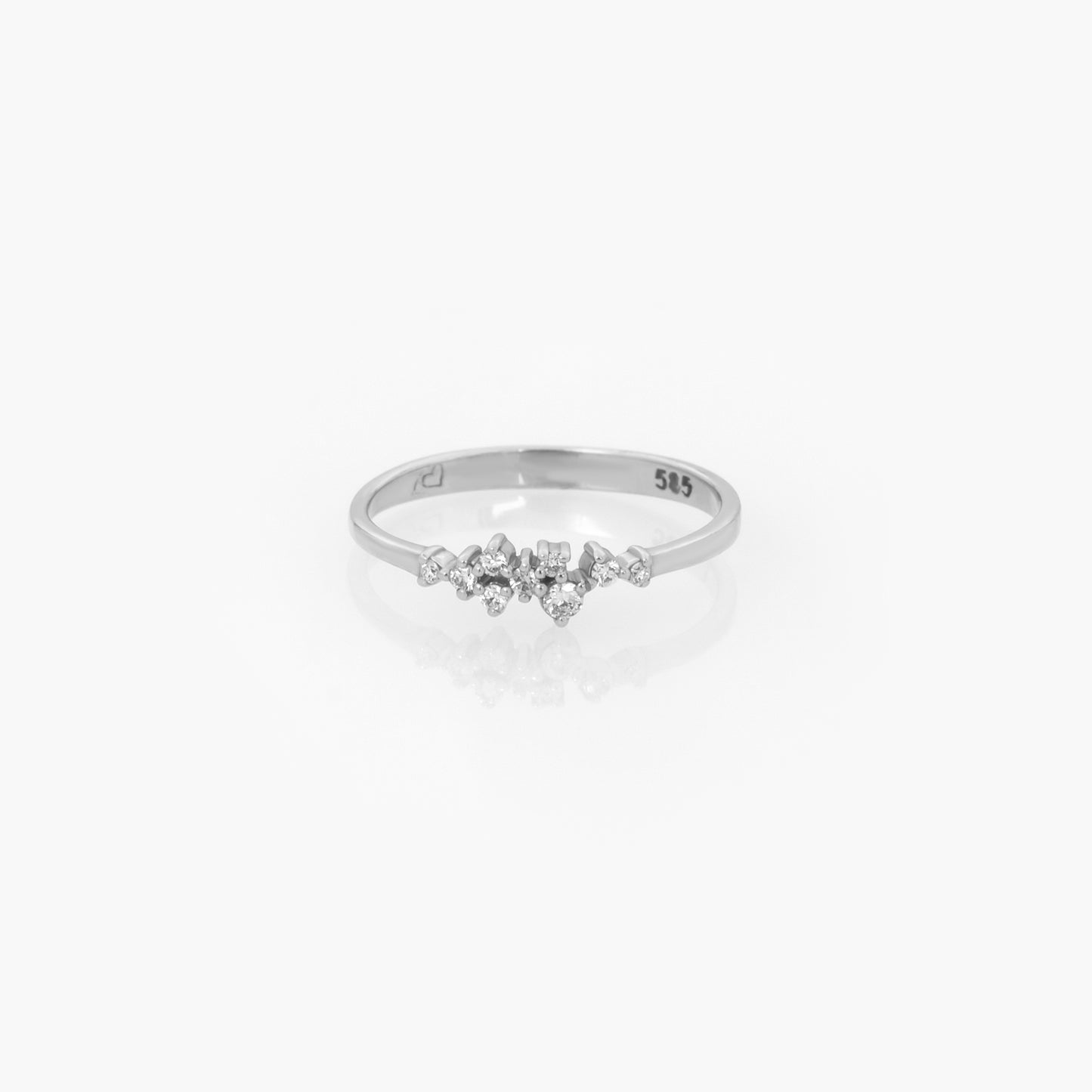 Diamond Cluster Ring