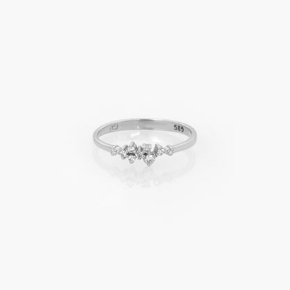 Diamond Cluster Ring