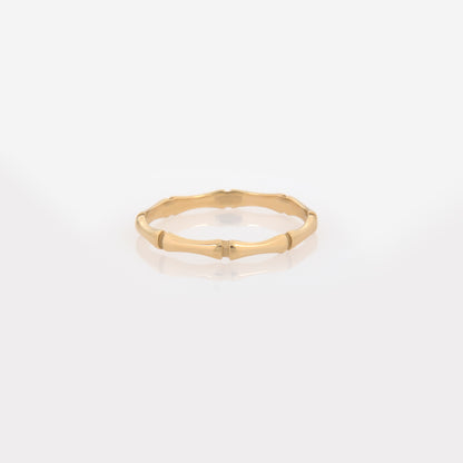 Gold Bamboo Ring