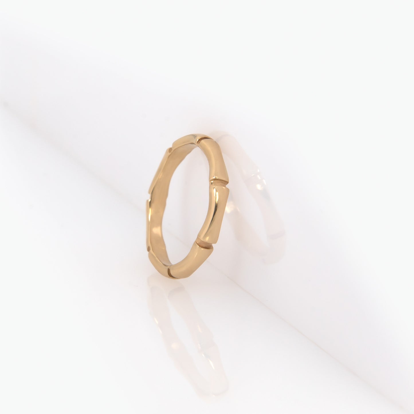 Gold Bamboo Ring