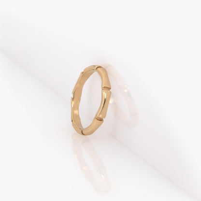 Gold Bamboo Ring