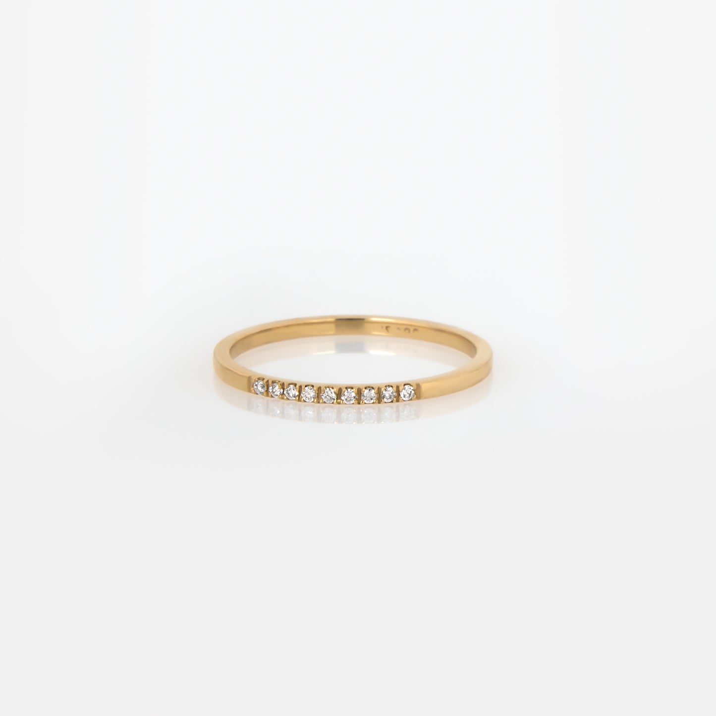 Diamond Dainty Ring 1.4mm