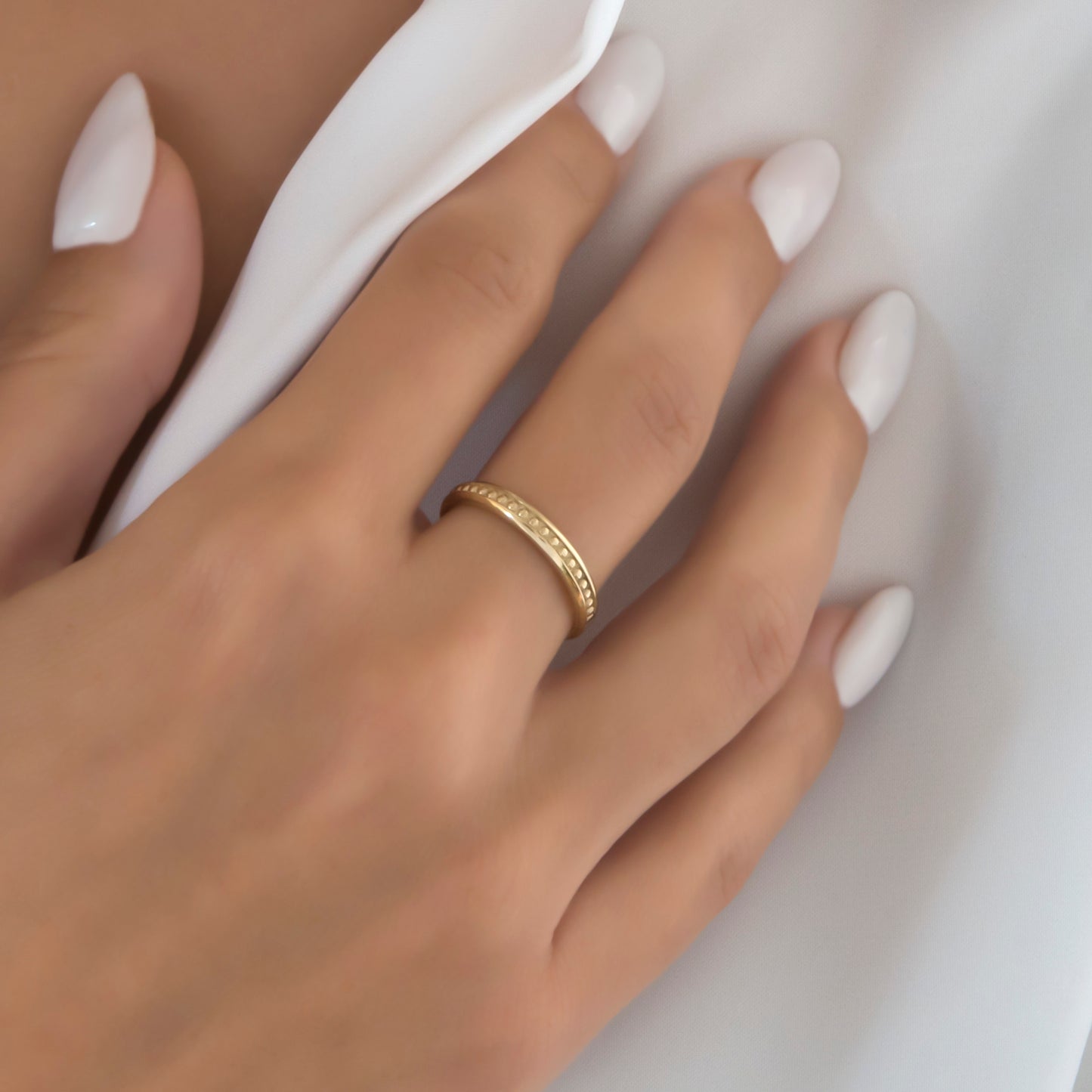 Milgrain Band Ring 3mm