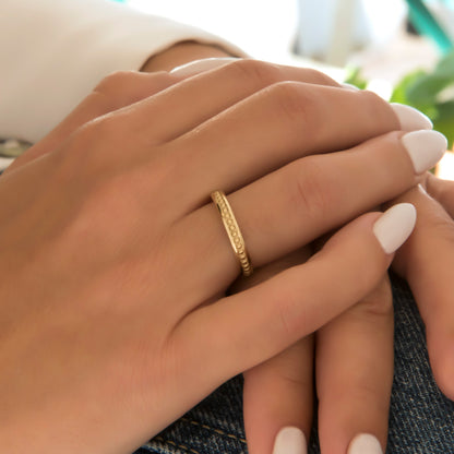 Milgrain Band Ring 3mm