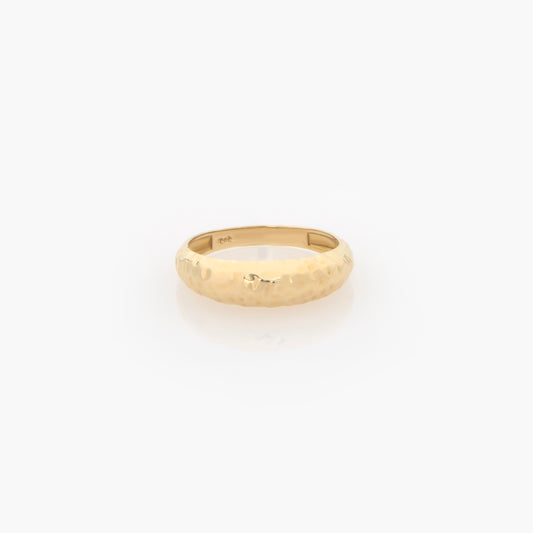 Hammered Dome Ring