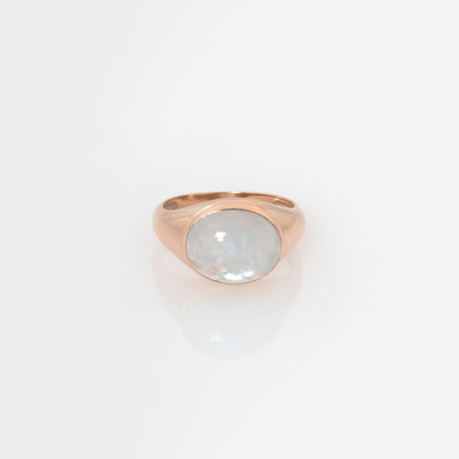 Oval Moonstone Ring