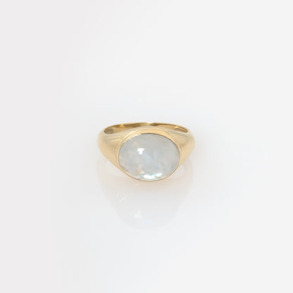 Oval Moonstone Ring