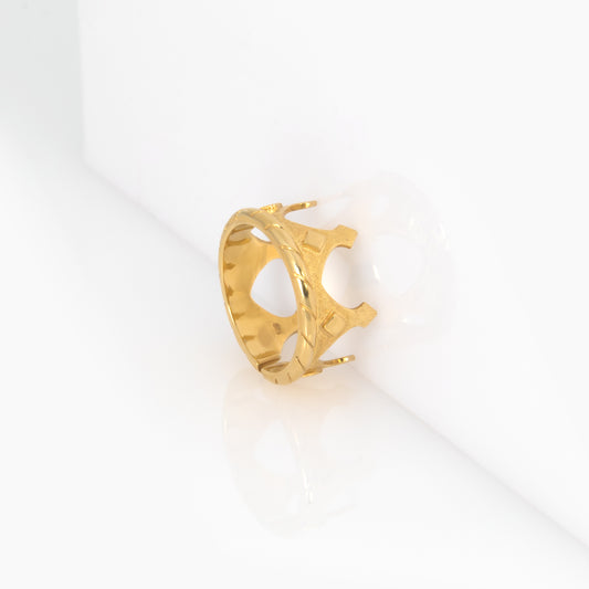 Silver Crown Ring